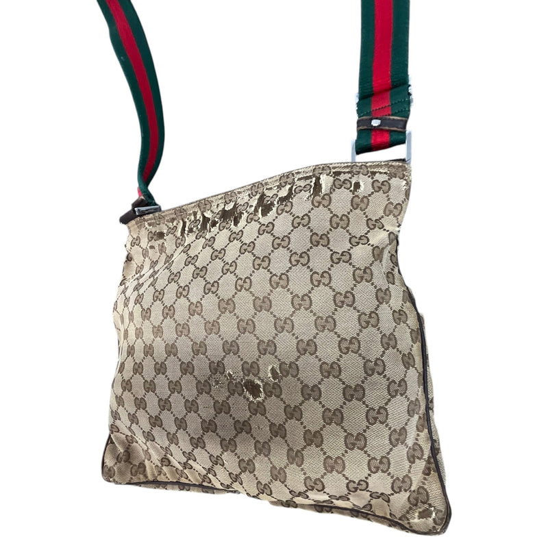 Men's GG Supreme Messenger Bag Beige