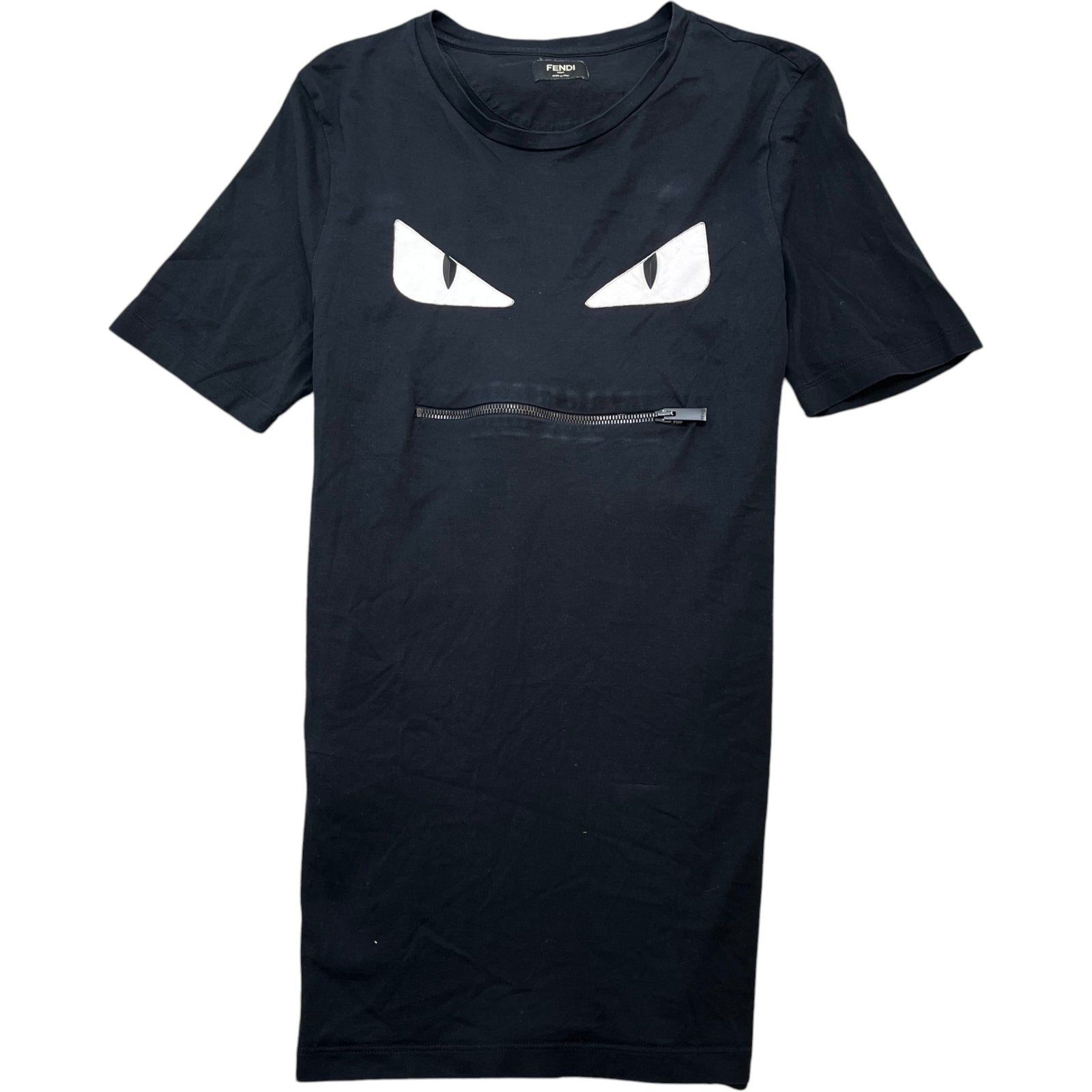 Men's Monster Face T-Shirt Black Size IT 48 / UK M - Photo 1