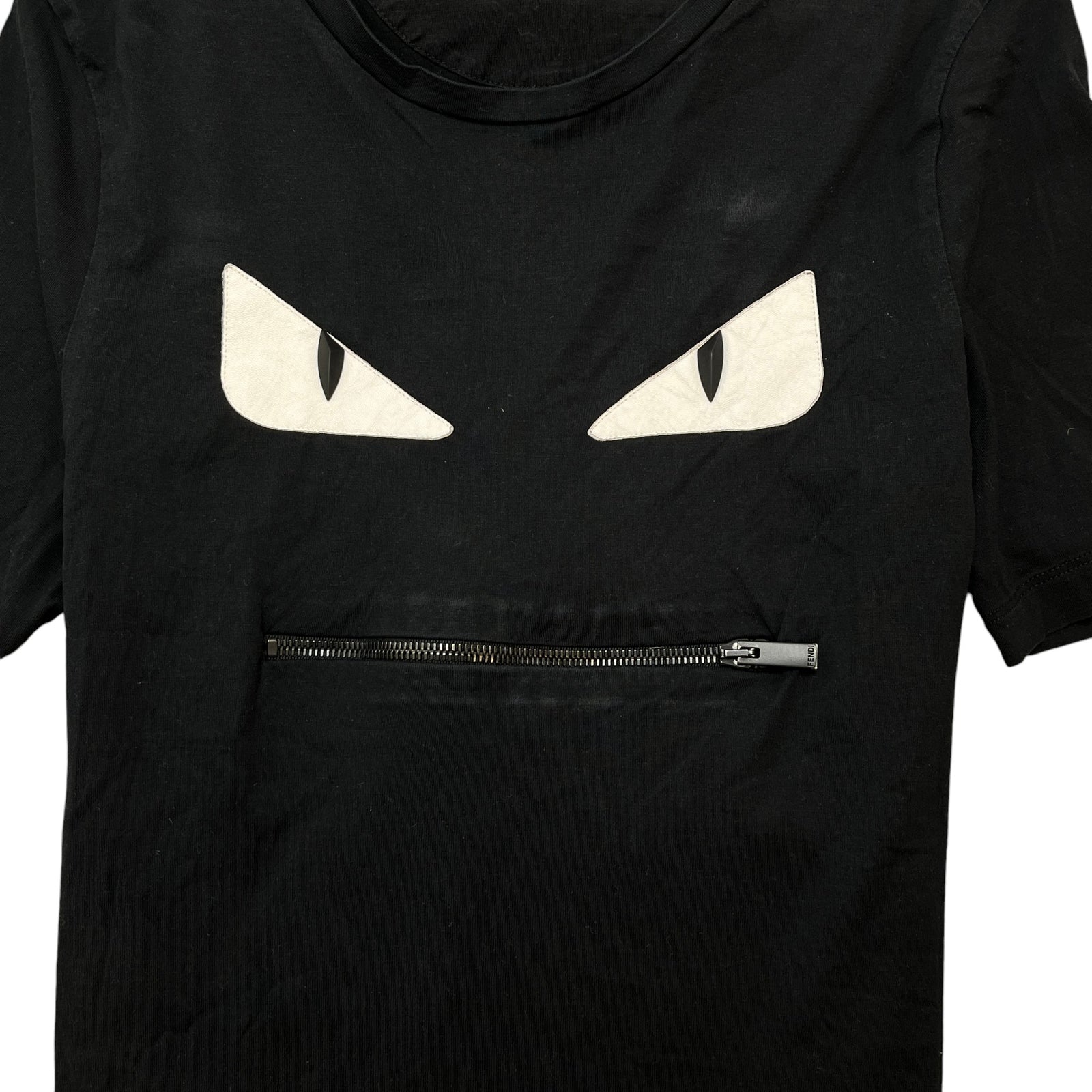 Men's Monster Face T-Shirt Black Size IT 48 / UK M - Photo 6
