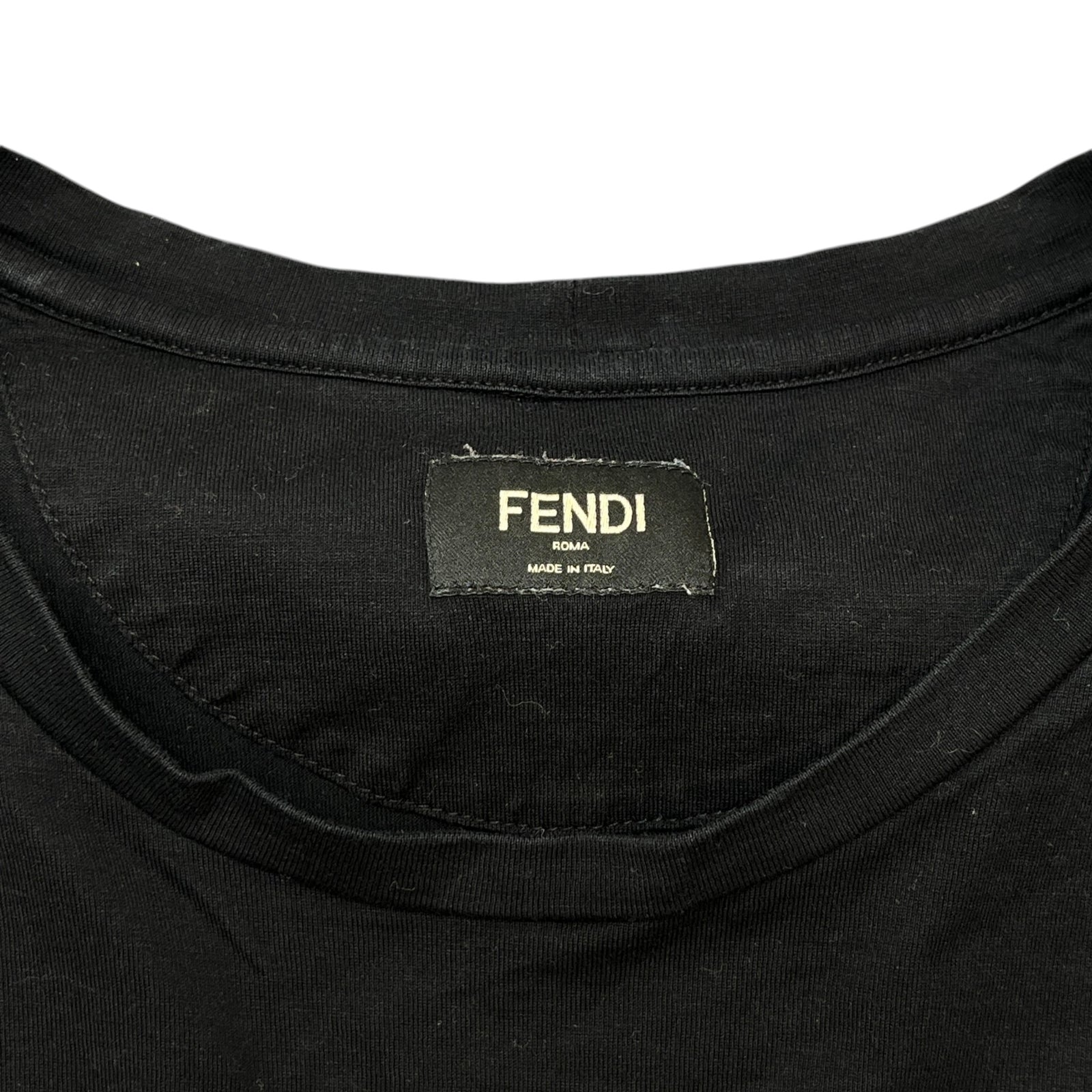 Men's Monster Face T-Shirt Black Size IT 48 / UK M - Photo 5