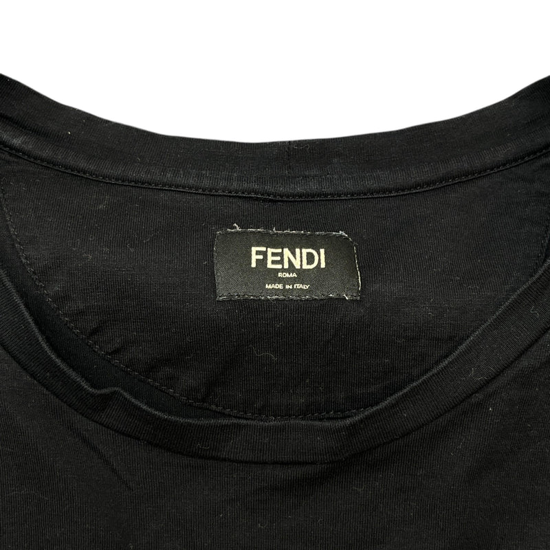Men's Monster Face T-Shirt Black Size IT 48 / UK M