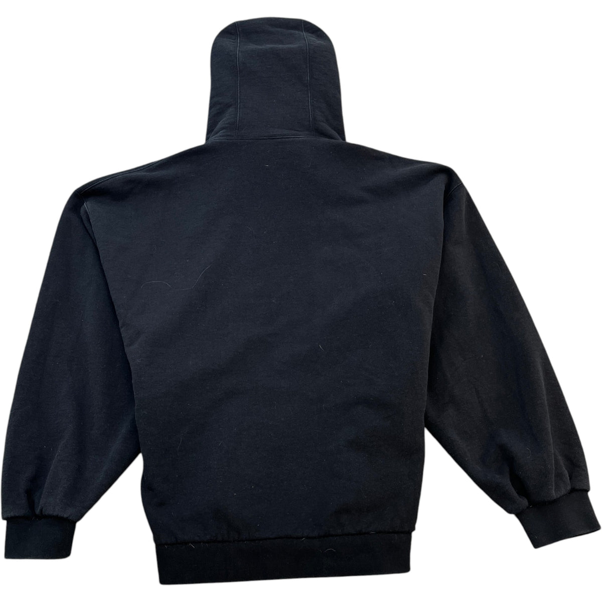 Men's Logo Print Hoodie Black Size XL - Photo 2