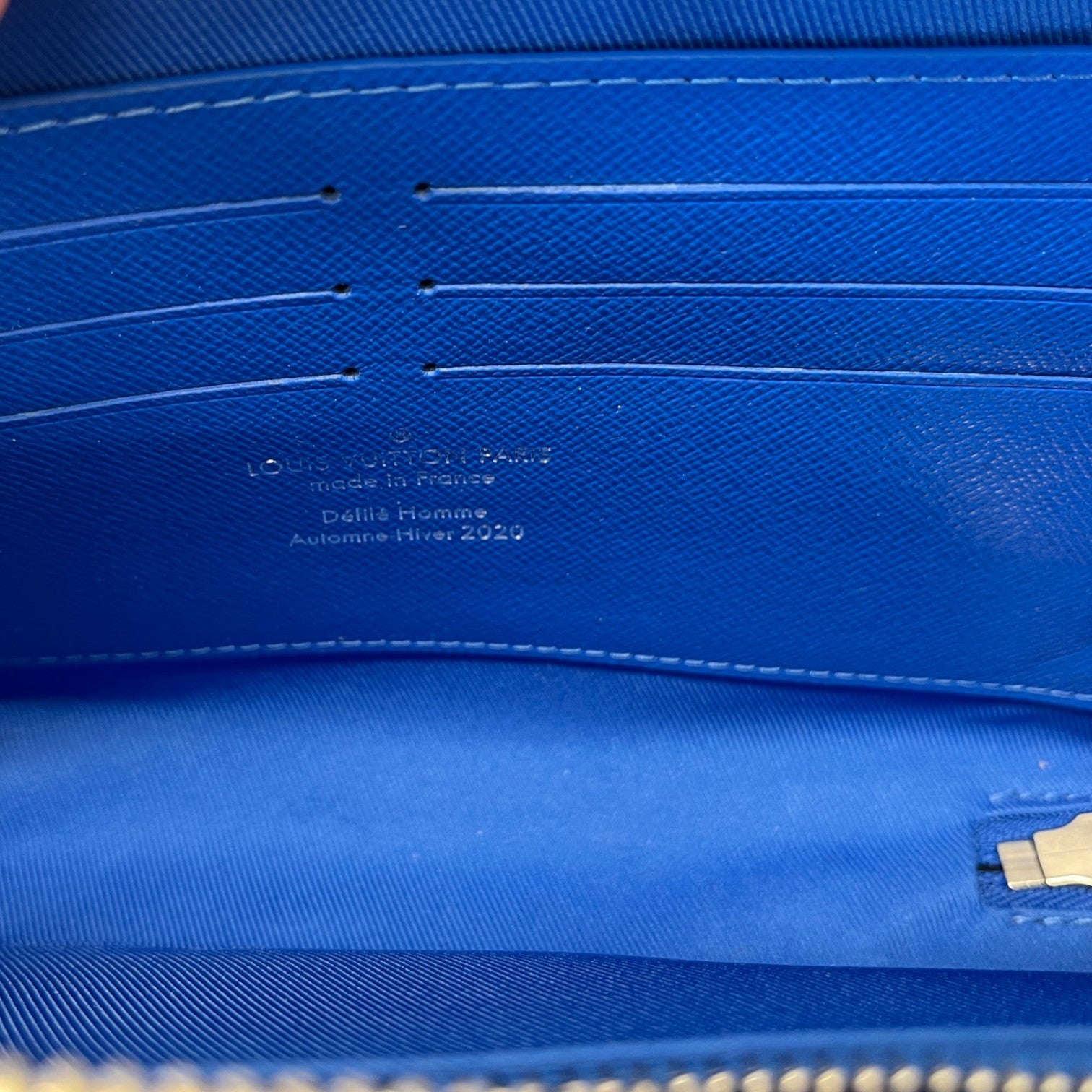 Men's Monogram Cloud Soft Trunk Wallet Messenger Bag Blue - Photo 9