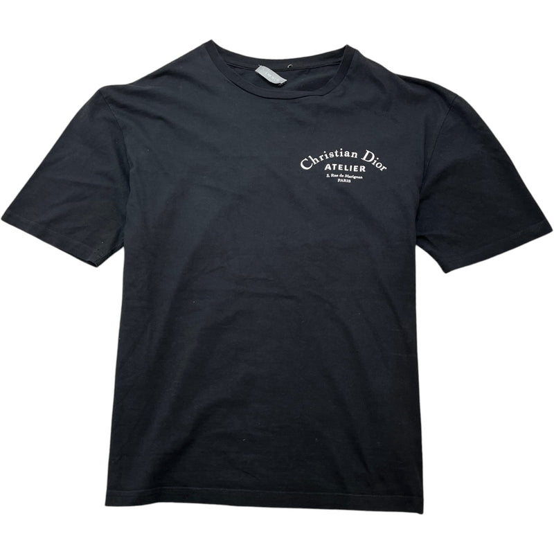 Men's Logo Print T-Shirt Black Size S