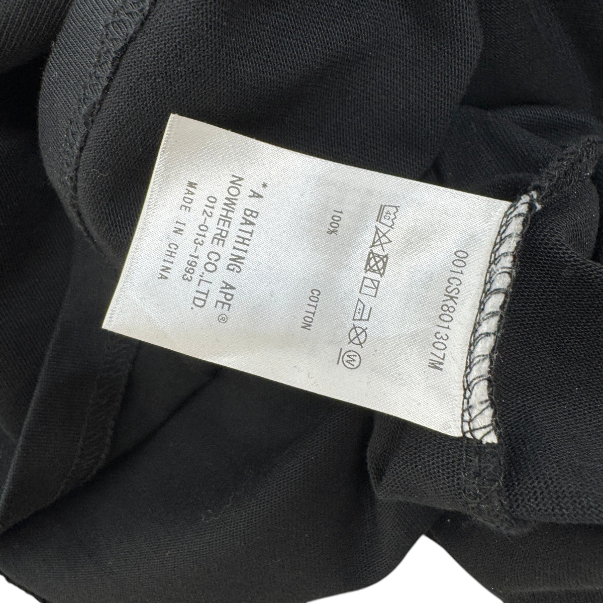 Men's Rhinestone Logo T-Shirt Black Size M - Photo 7