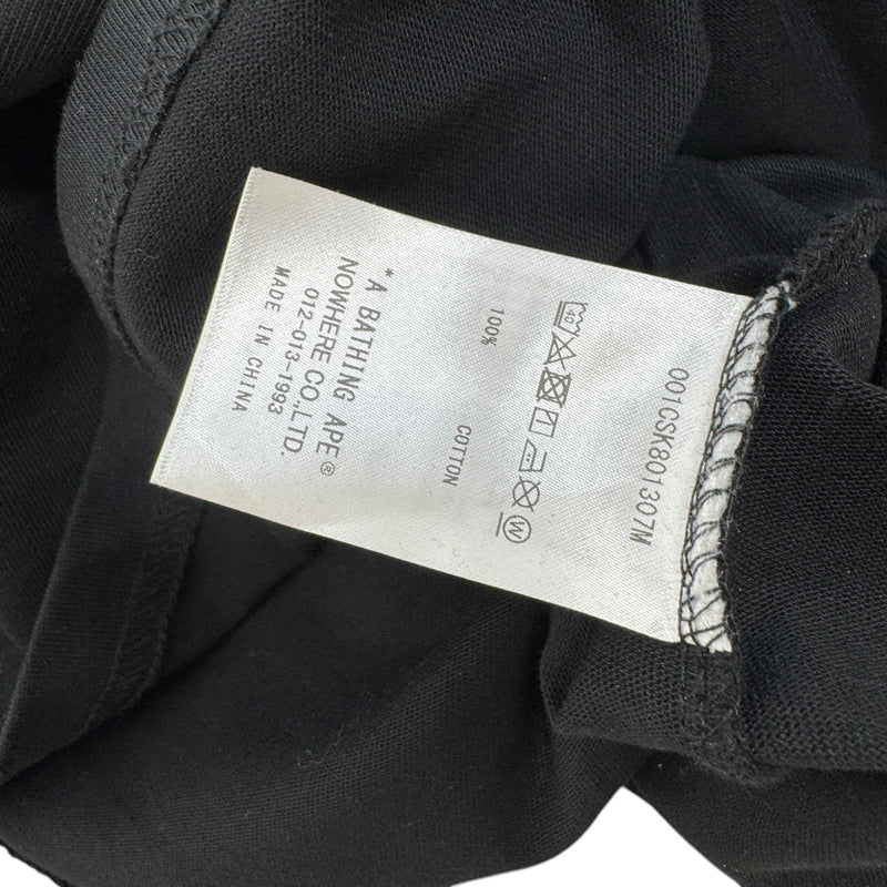 Men's Rhinestone Logo T-Shirt Black Size M