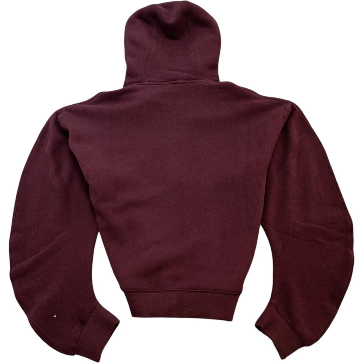 Women's Anagram Embroidered Zip Up Hoodie Burgundy Size L / UK 12 - Photo 2