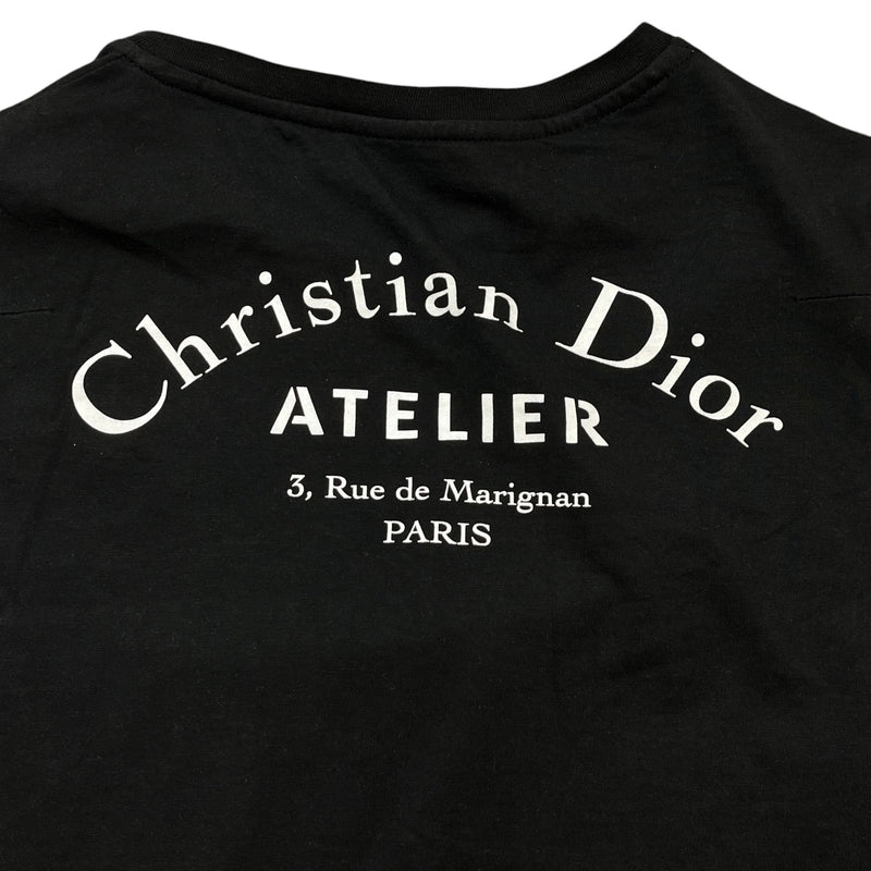 Men's Logo Print T-Shirt Black Size S