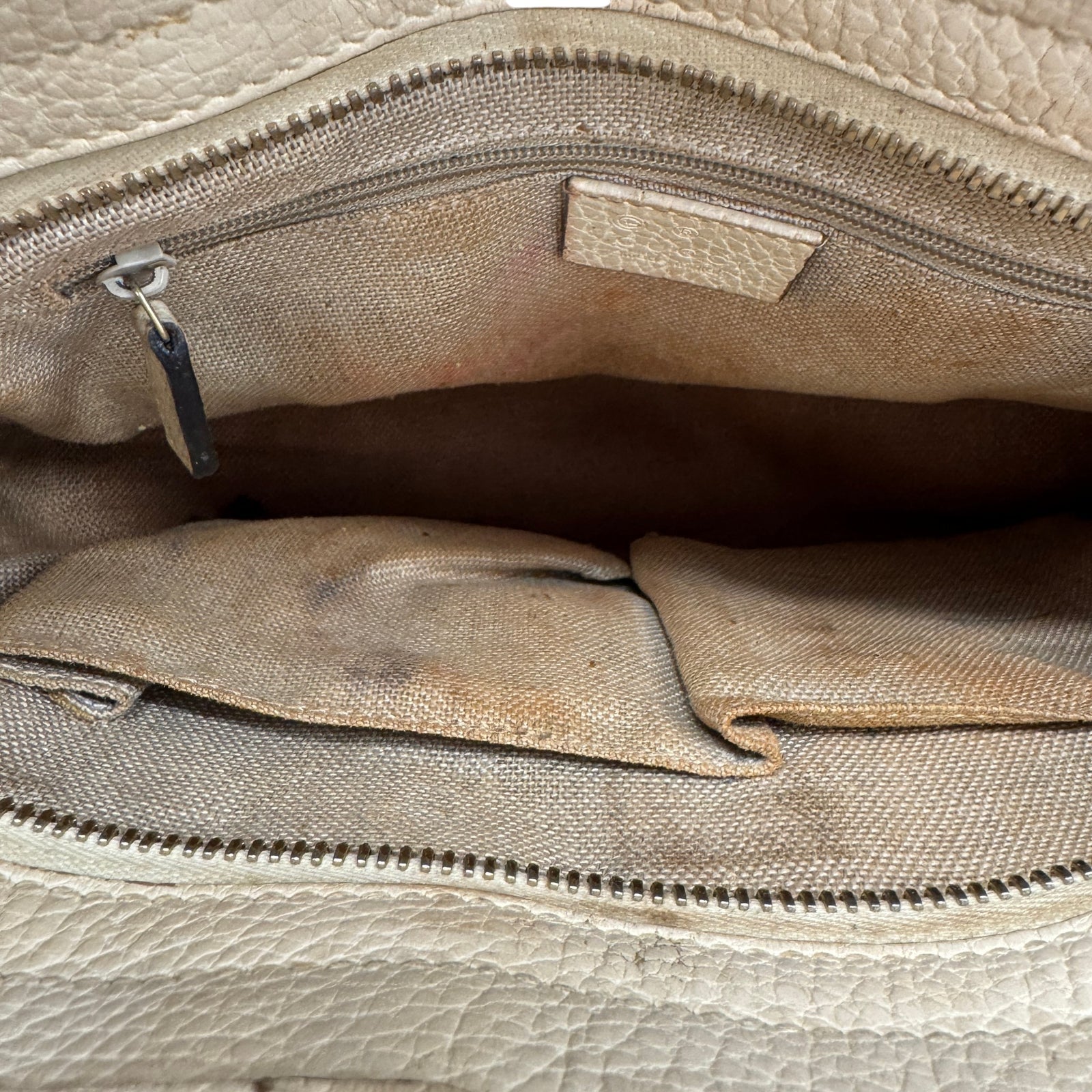Women's Gg Supreme Bree Satchel Bag Beige - Photo 9