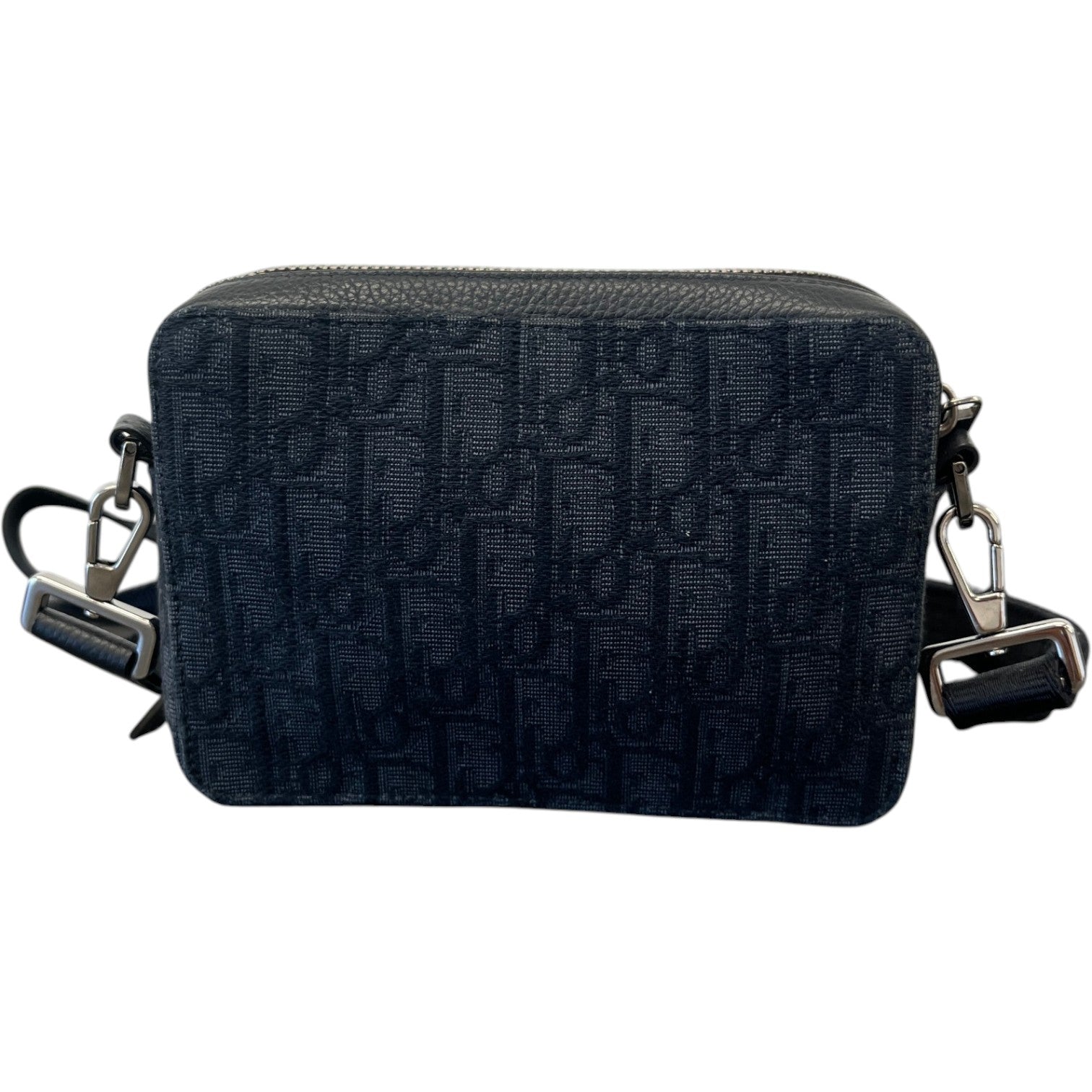 Men's Oblique Jacquard Zipped Bag Black - Photo 5