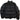 Men's Zip Logo Down Jacket Black Size 6 / XXXL