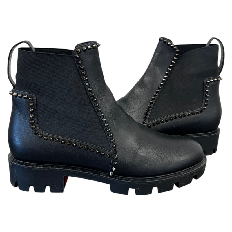 Women's Out Lina Spike Lug-Sole Boots Black Size UK 8 / EU 41
