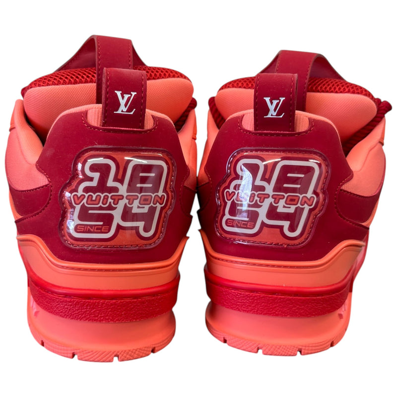 Men's Lv Skate Low Trainers Red Size EU 42 / UK 8