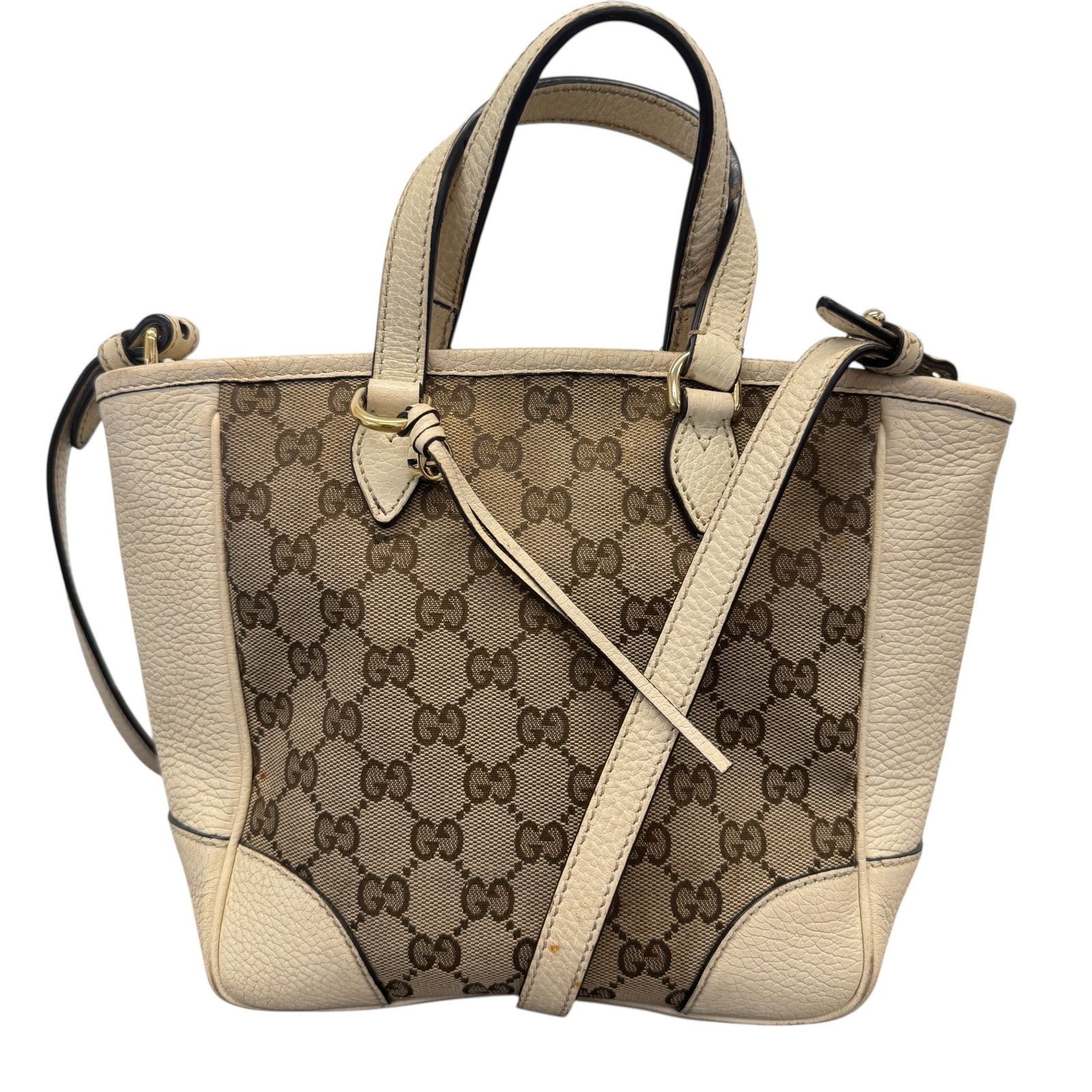 Women's Gg Supreme Bree Satchel Bag Beige - Photo 1