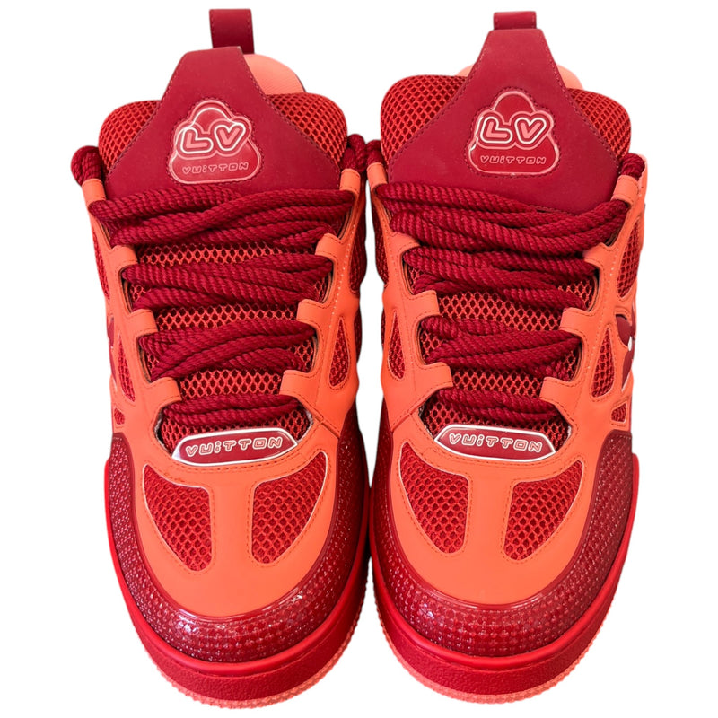 Men's Lv Skate Low Trainers Red Size EU 42 / UK 8