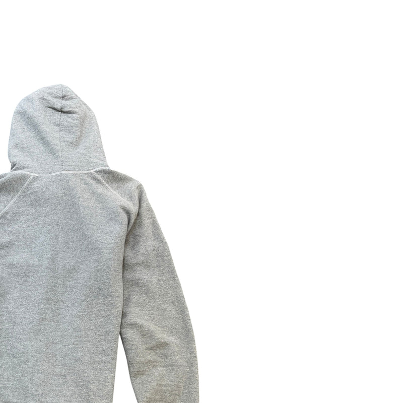 Men's Logo Print Hoodie Grey Size L