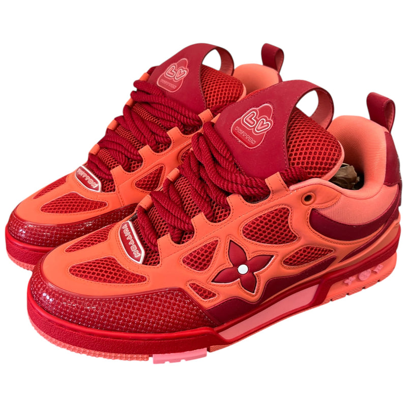Men's Lv Skate Low Trainers Red Size EU 42 / UK 8