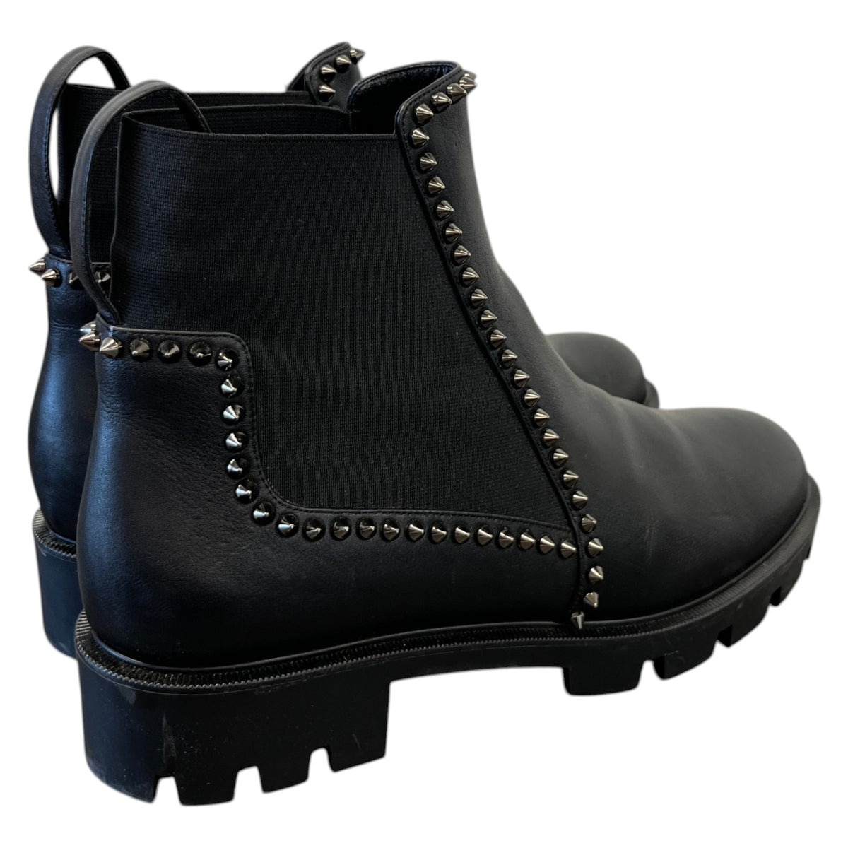 Women's Out Lina Spike Lug-Sole Boots Black Size UK 8 / EU 41 - Photo 8