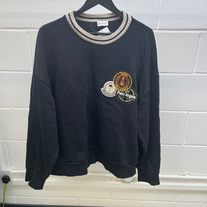 Men's X Palm Angels Tri-Patch Jumper Black Size XL