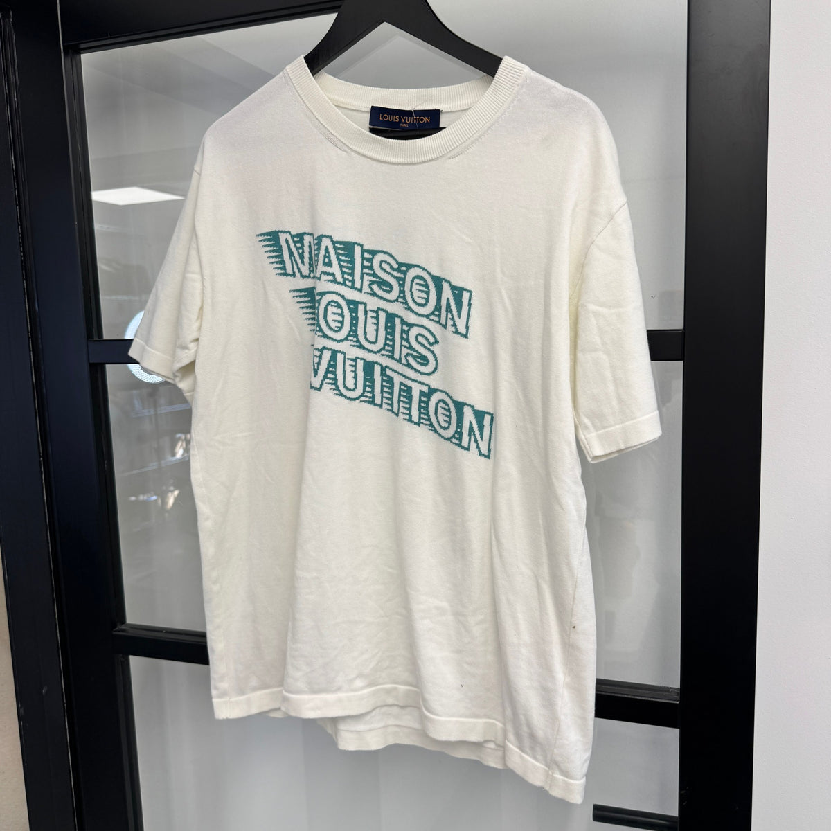 Men's Maison T-Shirt White Size XL - Photo 6