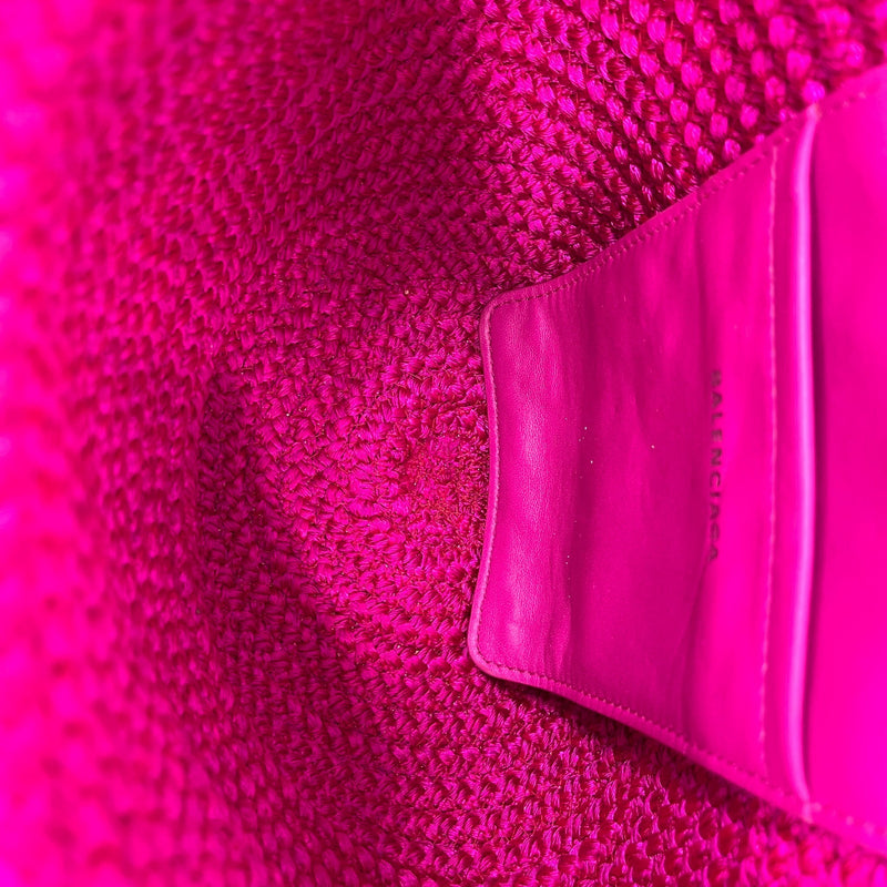 Women's Small Ibiza Basket Bag Pink
