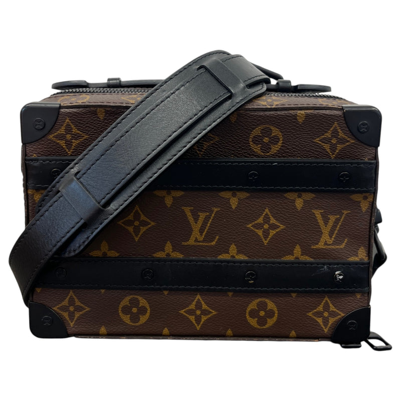 Men's Soft Trunk Monogram Macassar Messenger Bag Brown