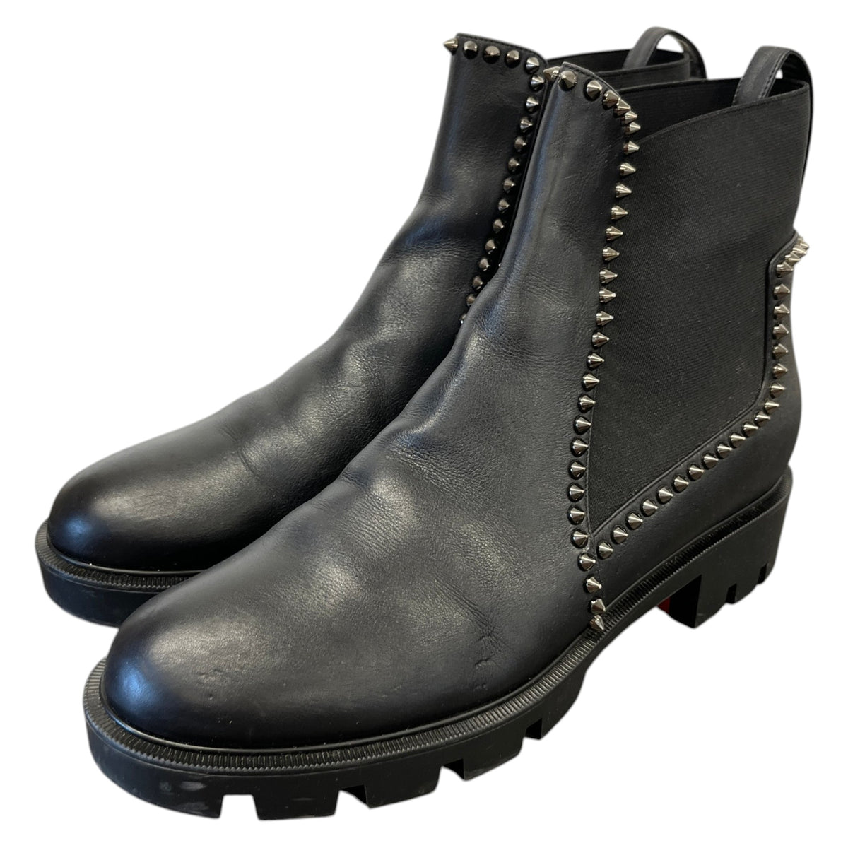 Women's Out Lina Spike Lug-Sole Boots Black Size UK 8 / EU 41 - Photo 9