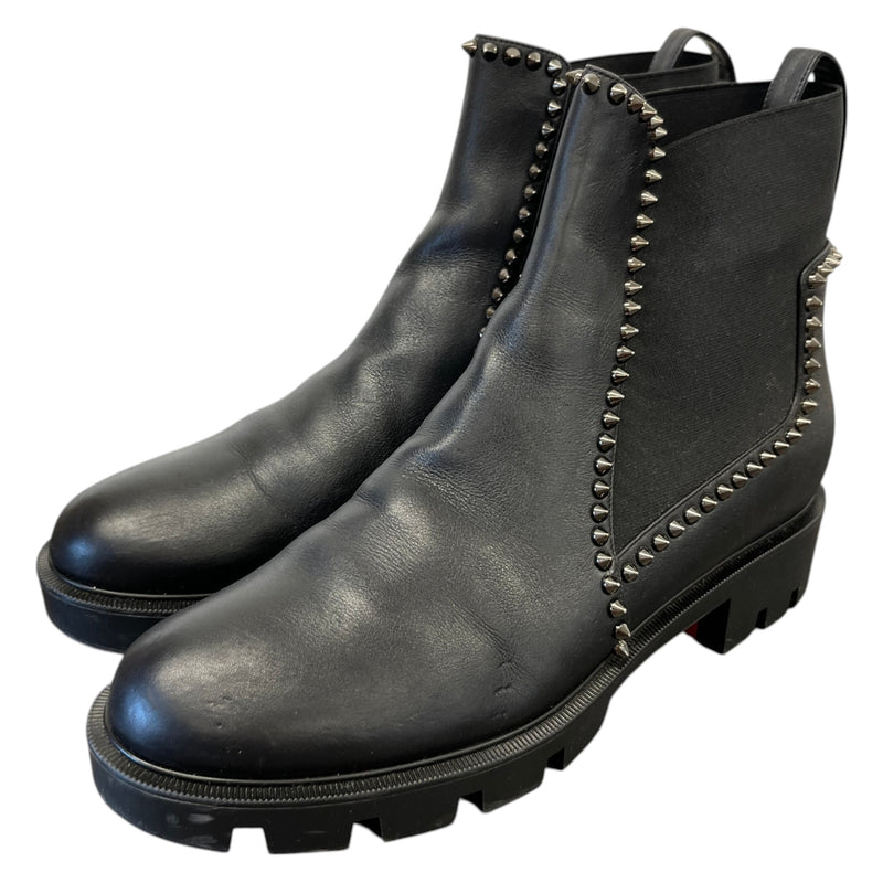 Women's Out Lina Spike Lug-Sole Boots Black Size UK 8 / EU 41