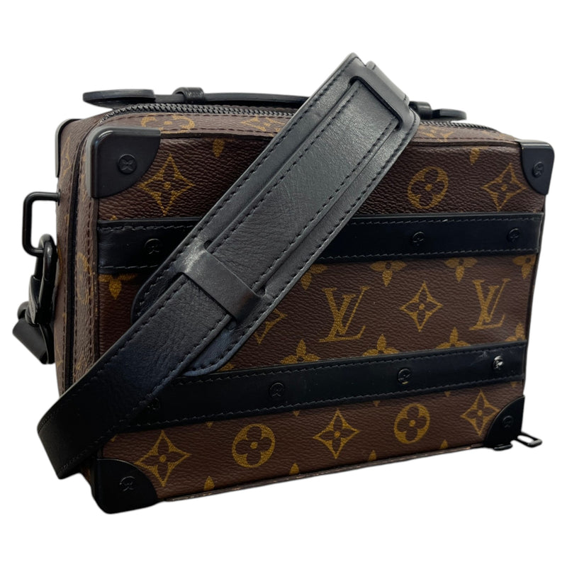 Men's Soft Trunk Monogram Macassar Messenger Bag Brown