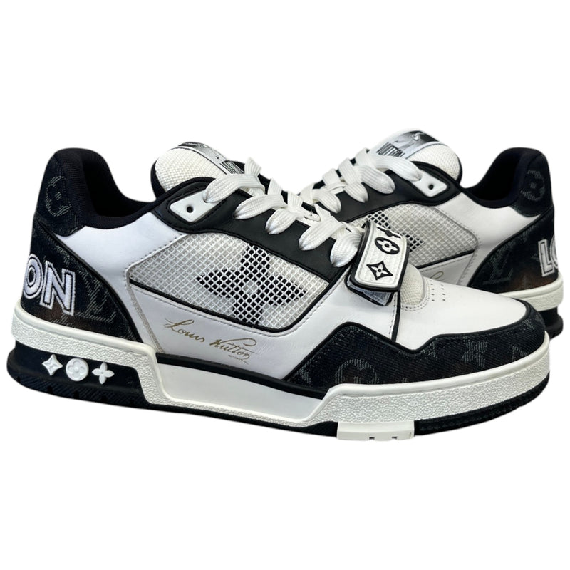 Men's Lv Denim Low Trainers Black Size EU 40.5 / UK 6.5