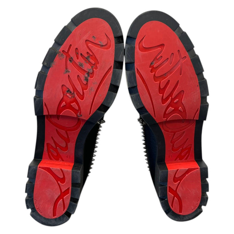 Women's Out Lina Spike Lug-Sole Boots Black Size UK 8 / EU 41