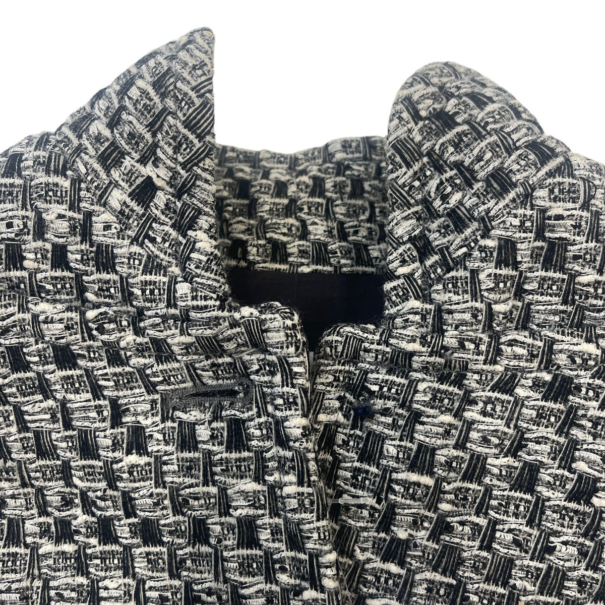Women's Lurex Tweed Jacket Grey Size S / UK 8 - Photo 6