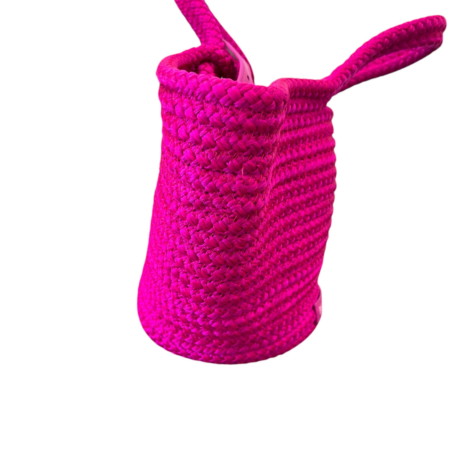 Women's Small Ibiza Basket Bag Pink - Photo 14
