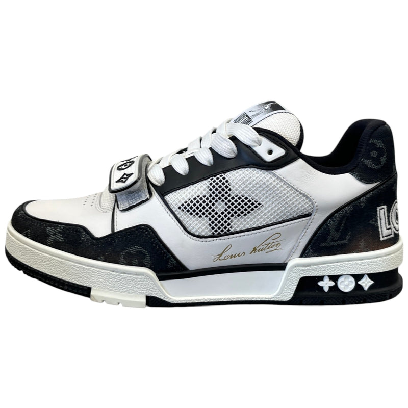 Men's Lv Denim Low Trainers Black Size EU 40.5 / UK 6.5