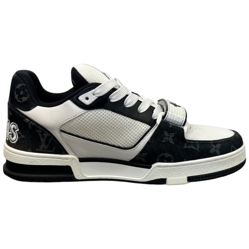 Men's Lv Denim Low Trainers Black Size EU 40.5 / UK 6.5
