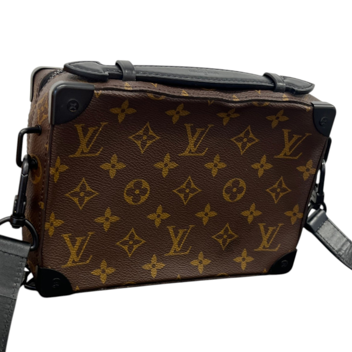 Men's Soft Trunk Monogram Macassar Messenger Bag Brown - Photo 8