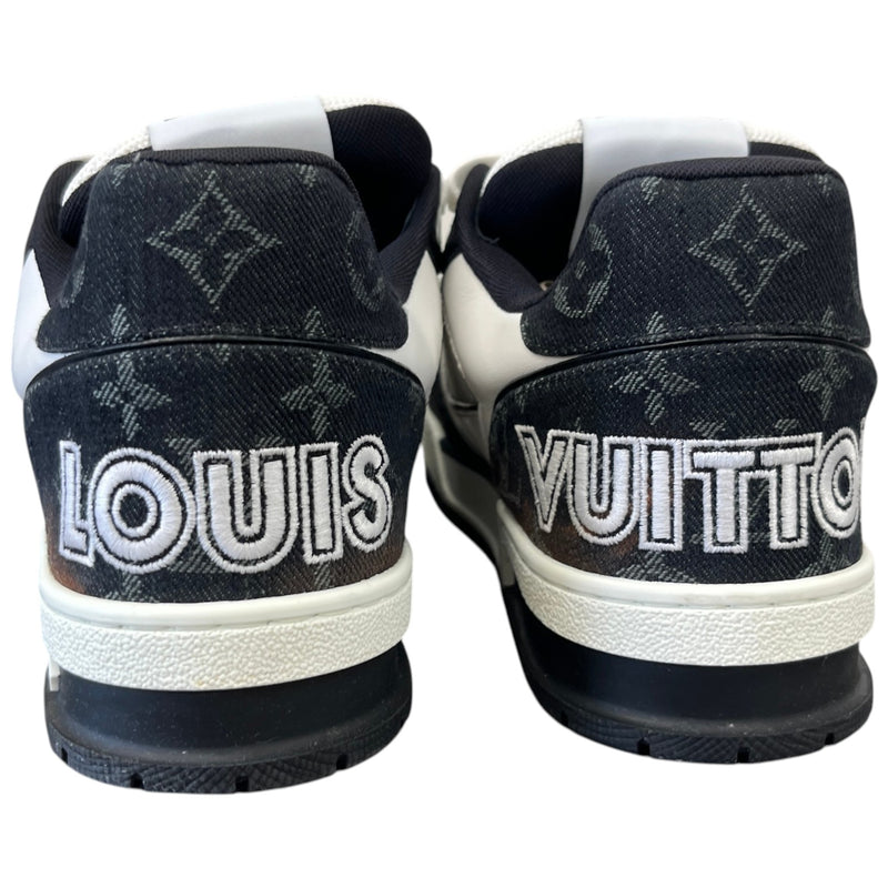 Men's Lv Denim Low Trainers Black Size EU 40.5 / UK 6.5