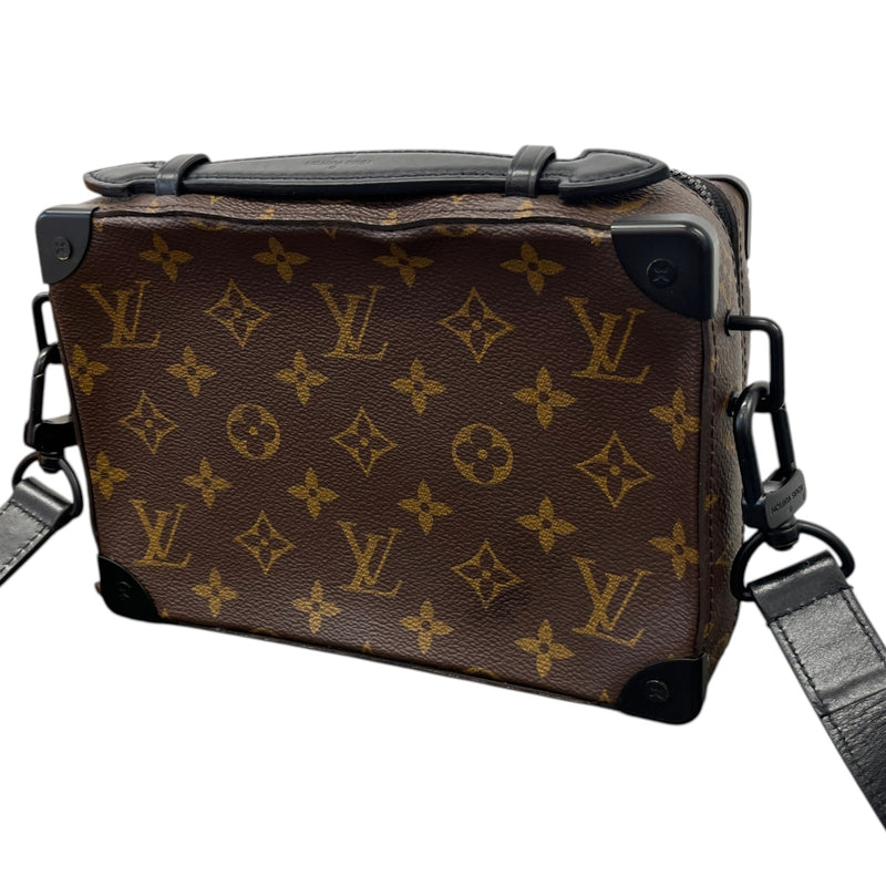 Men's Soft Trunk Monogram Macassar Messenger Bag Brown
