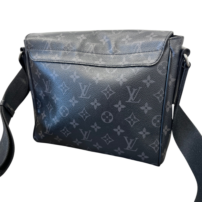 Men's Monogram Eclipse District PM Messenger Bag Black