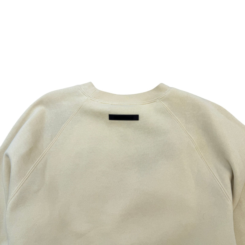Men's Logo Print Sweatshirt Yellow Size S