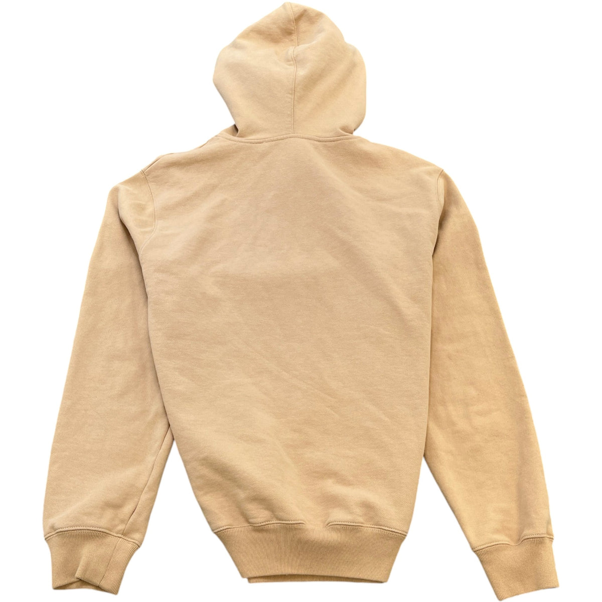 Men's Logo Print Hoodie Beige Size M - Photo 2