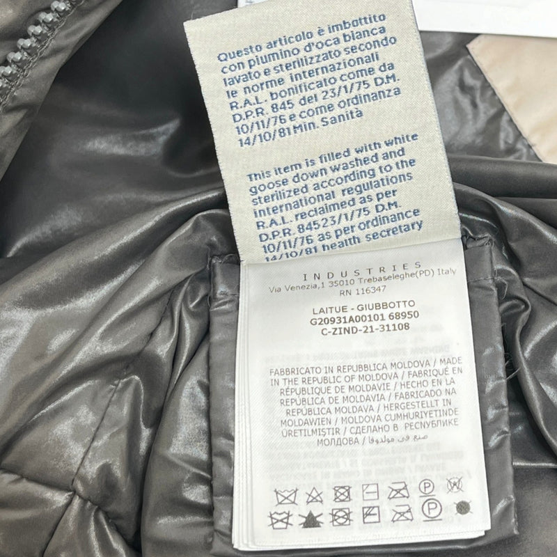 Women's Latiue Down Jacket Grey Size 2 / UK 12