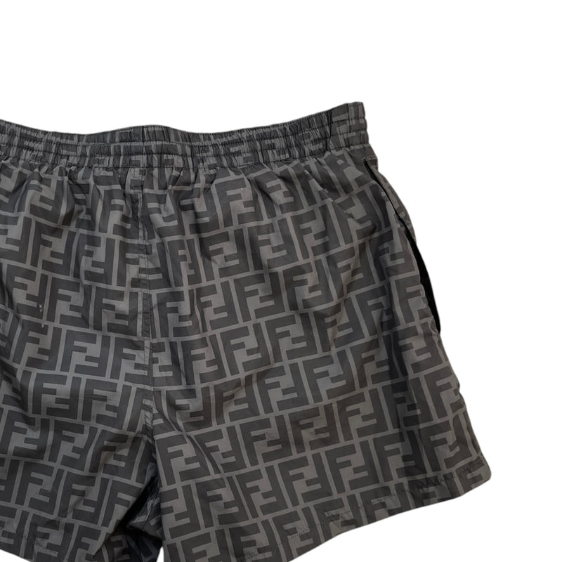 Men's FF Logo Swim Shorts Black Size S / W30
