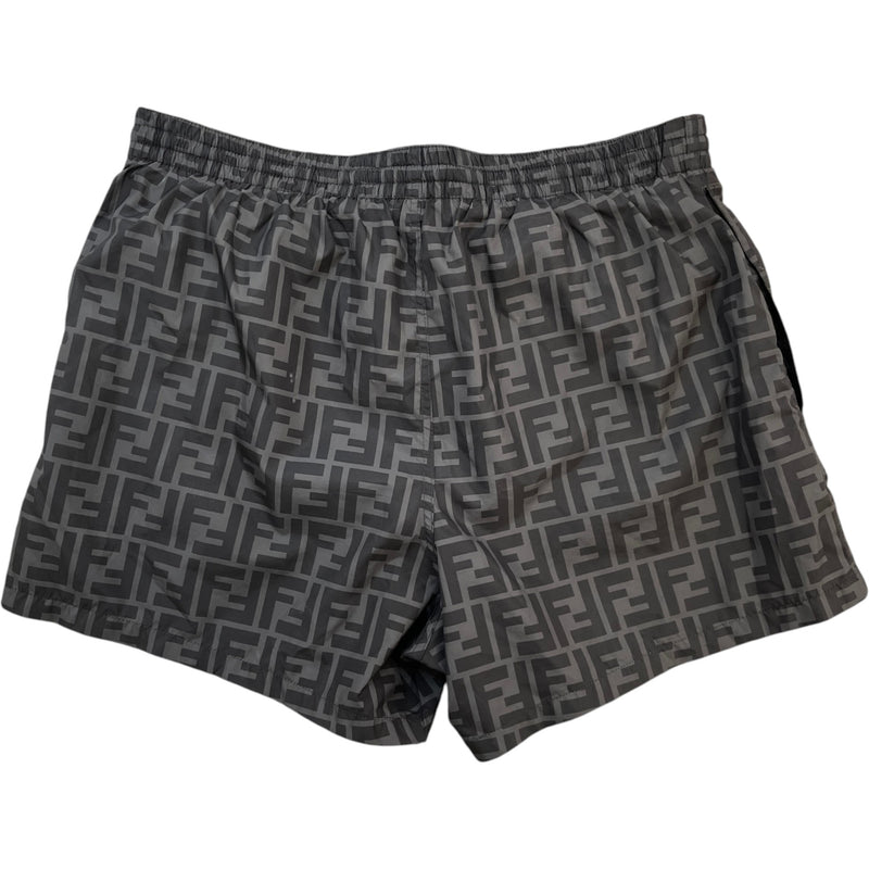 Men's FF Logo Swim Shorts Black Size S / W30
