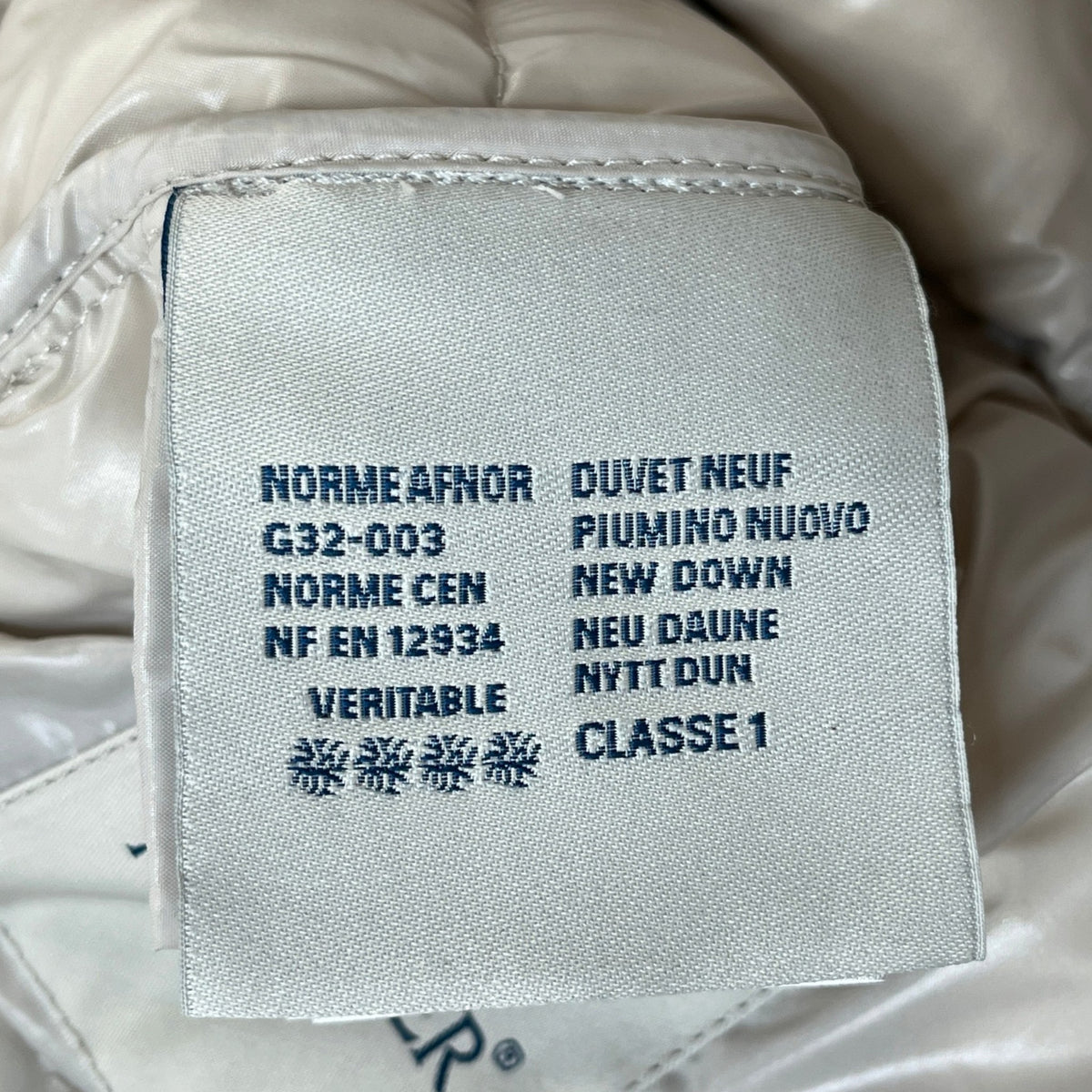 Women's Armoise Down Jacket Cream Size 1 / UK 10 - Photo 10