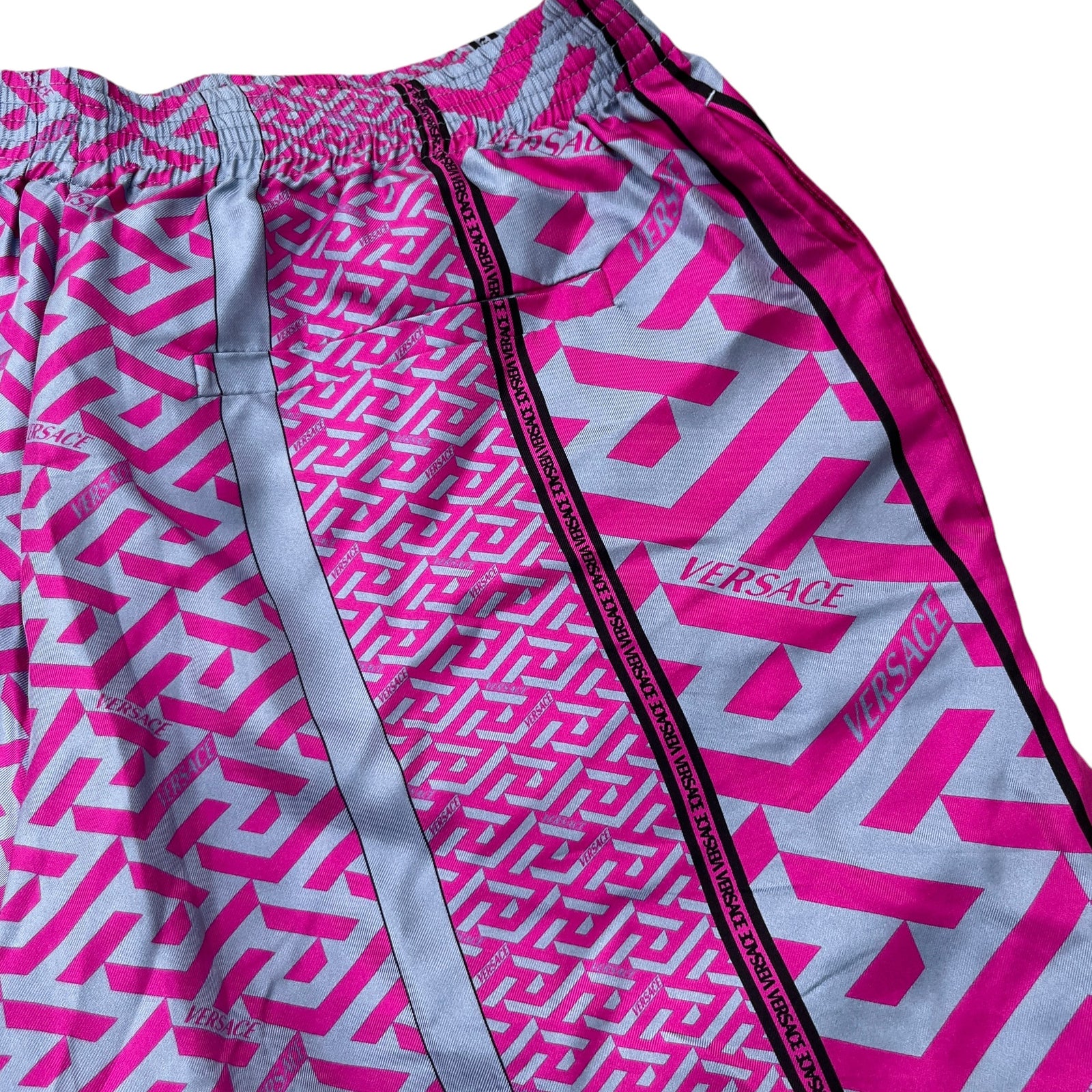 Men's La Greca Shorts Purple Size IT 48 / UK 32 - Photo 6