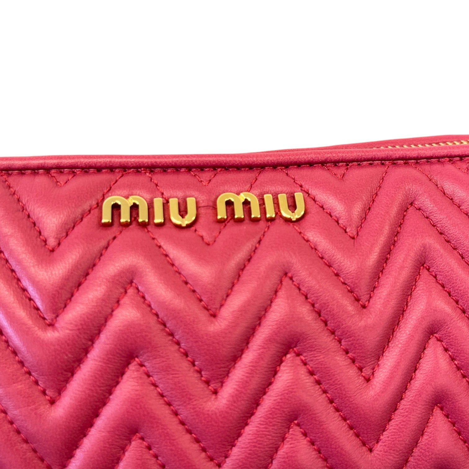 Women's Matelasse Clutch Bag Pink - Photo 9