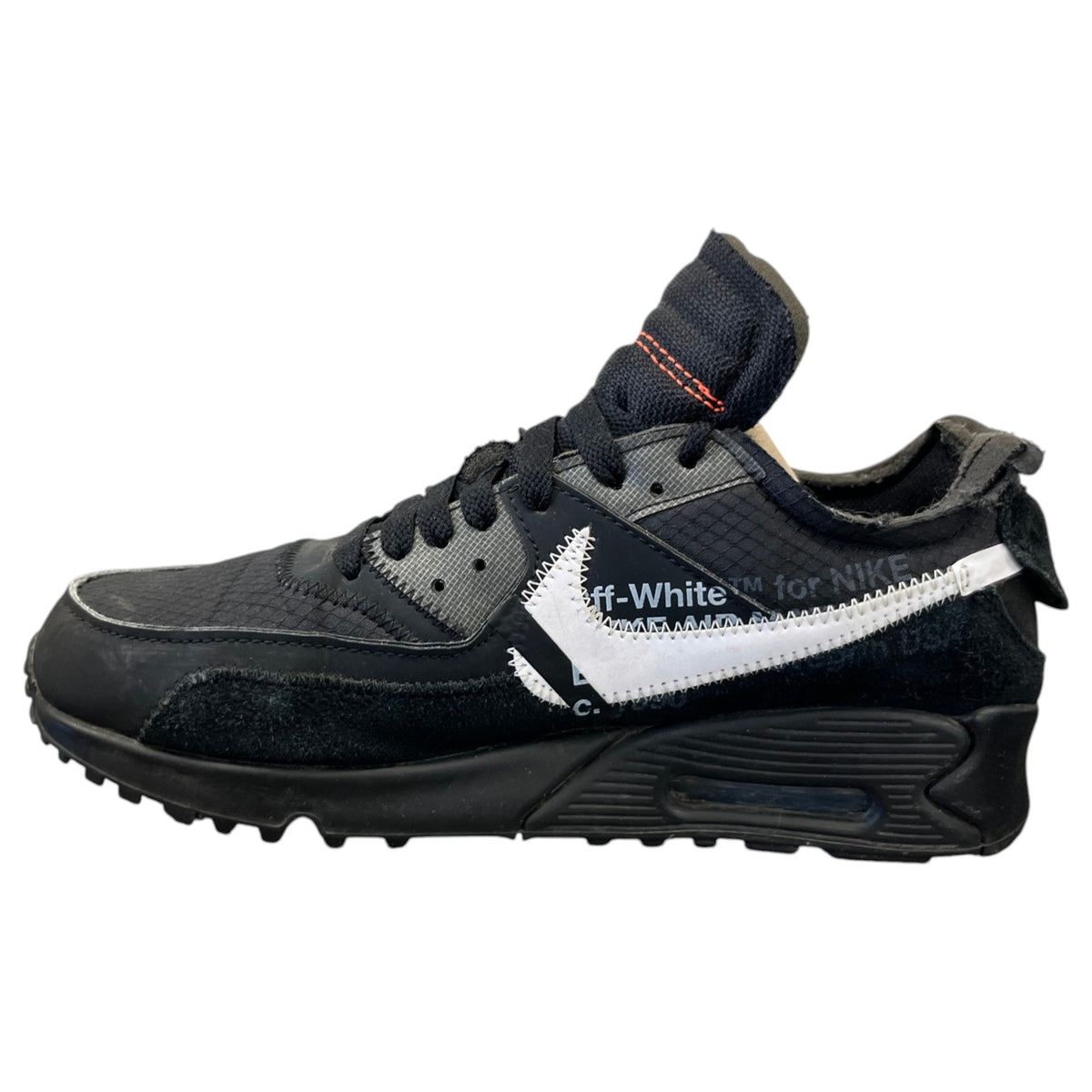 Men's X Nike Air Max 90 Low Trainers Black Size UK 6 / EU 40 - Photo 2