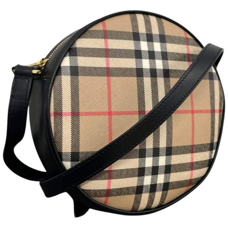 Women's Check Louise Crossbody Bag Black