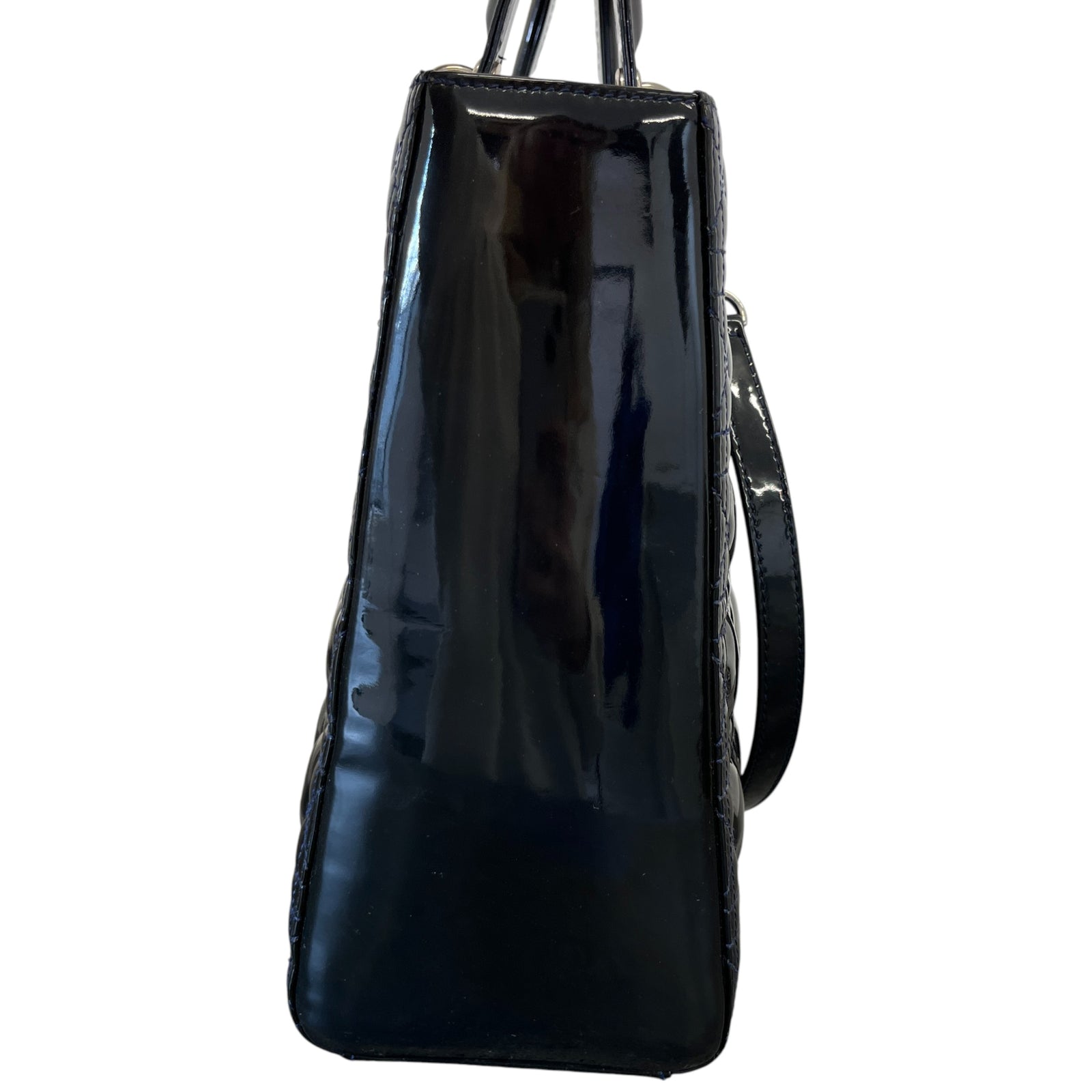 Women's Lady Dior Large Bag Black - Photo 6
